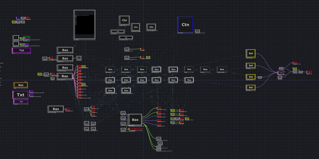 3d viewport node network