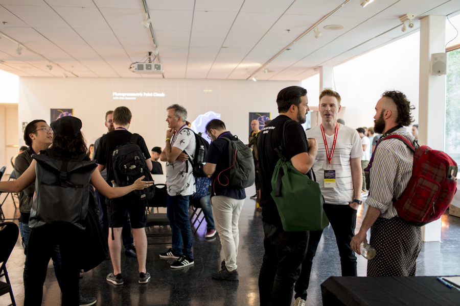 TouchDesigner Summit Montreal welcome area
