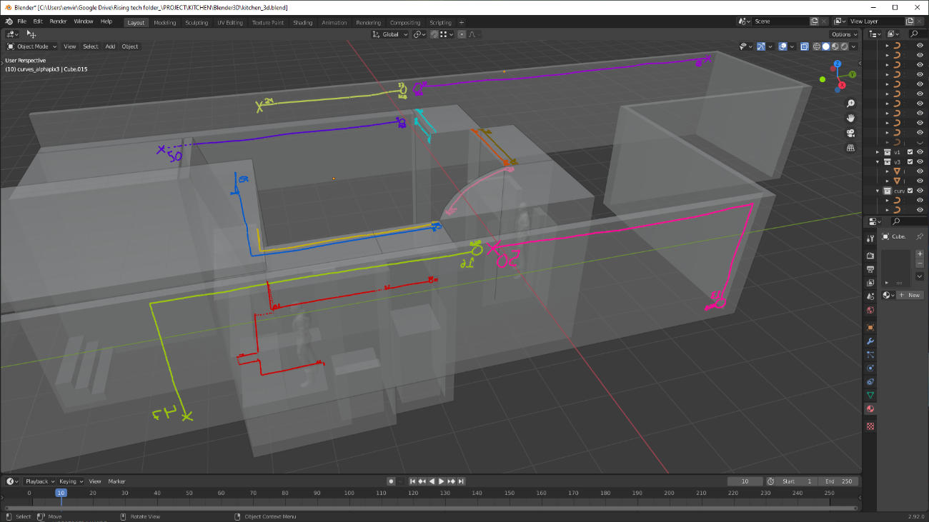 pixel mapping annotation in Blender