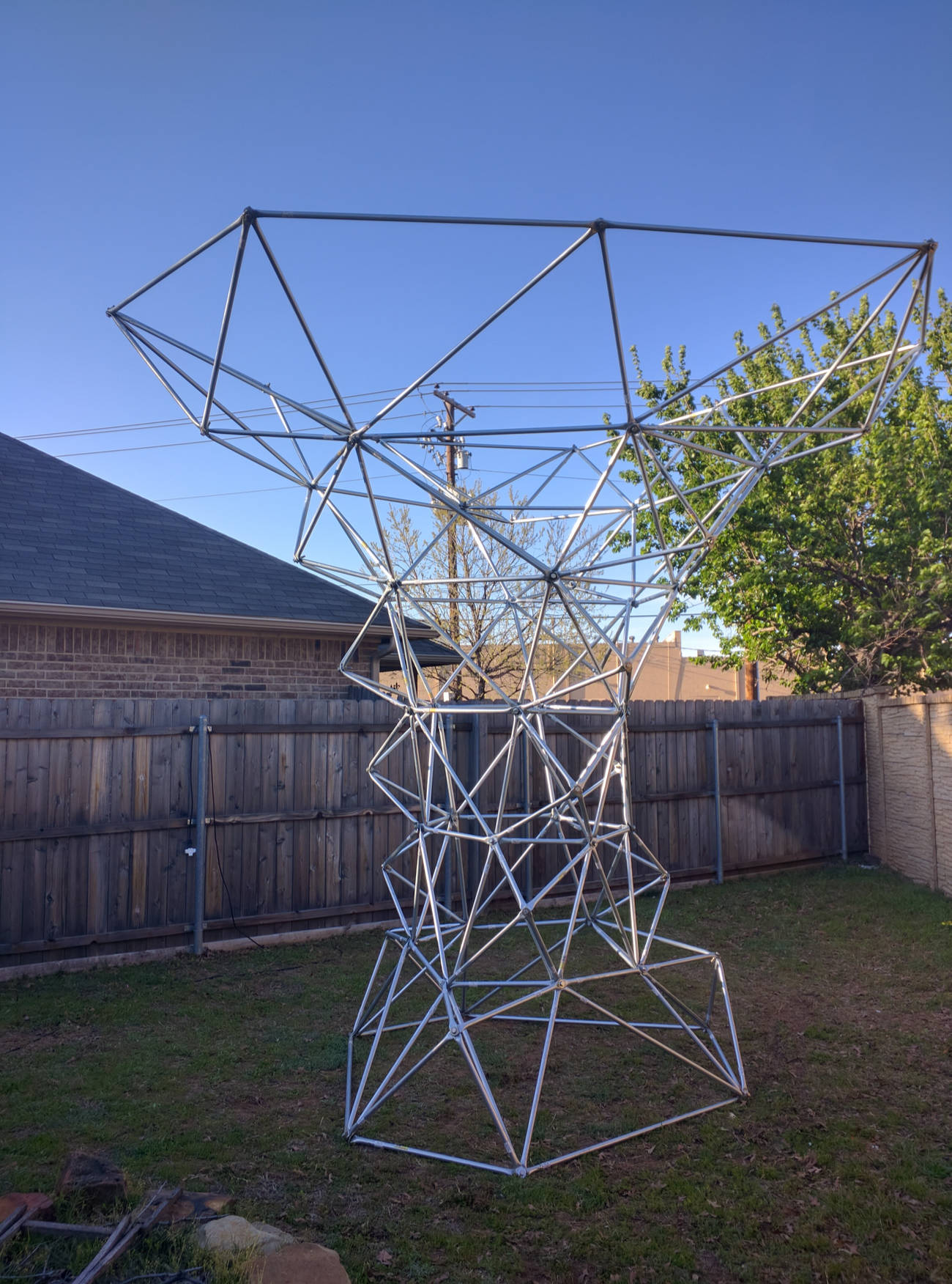 Event Horizon 100 complete in backyard