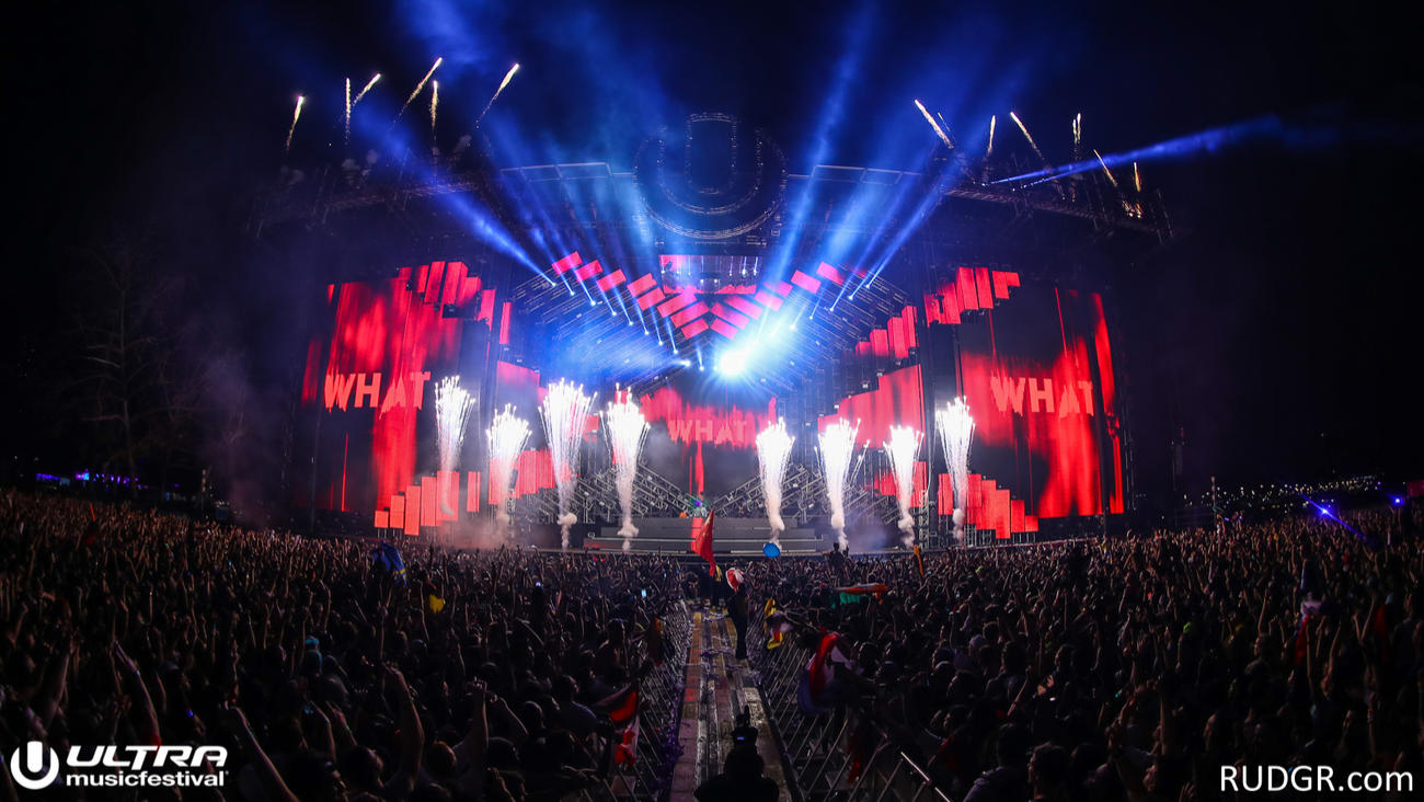 Ultra music festival far shot